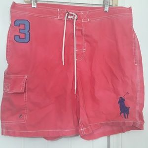 Ralph Lauren Polo Swim Shorts Big Pony Sz XL